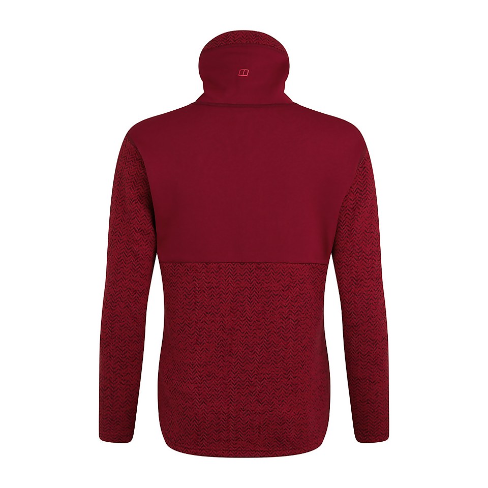 Women's Colca Fleece Jacket - Black / Red