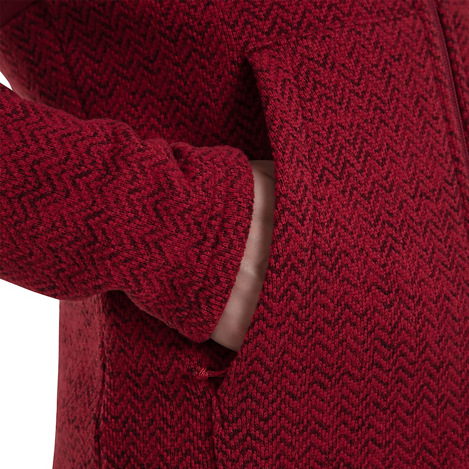 Women's Colca Fleece Jacket - Black / Red