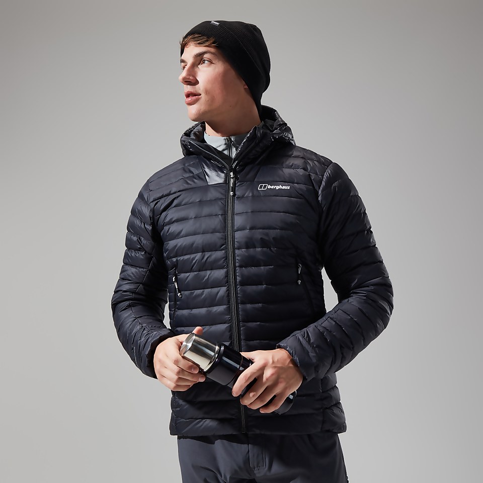 Finnan 2.0 Reflect Daunen Jacke für Herren - Schwarz