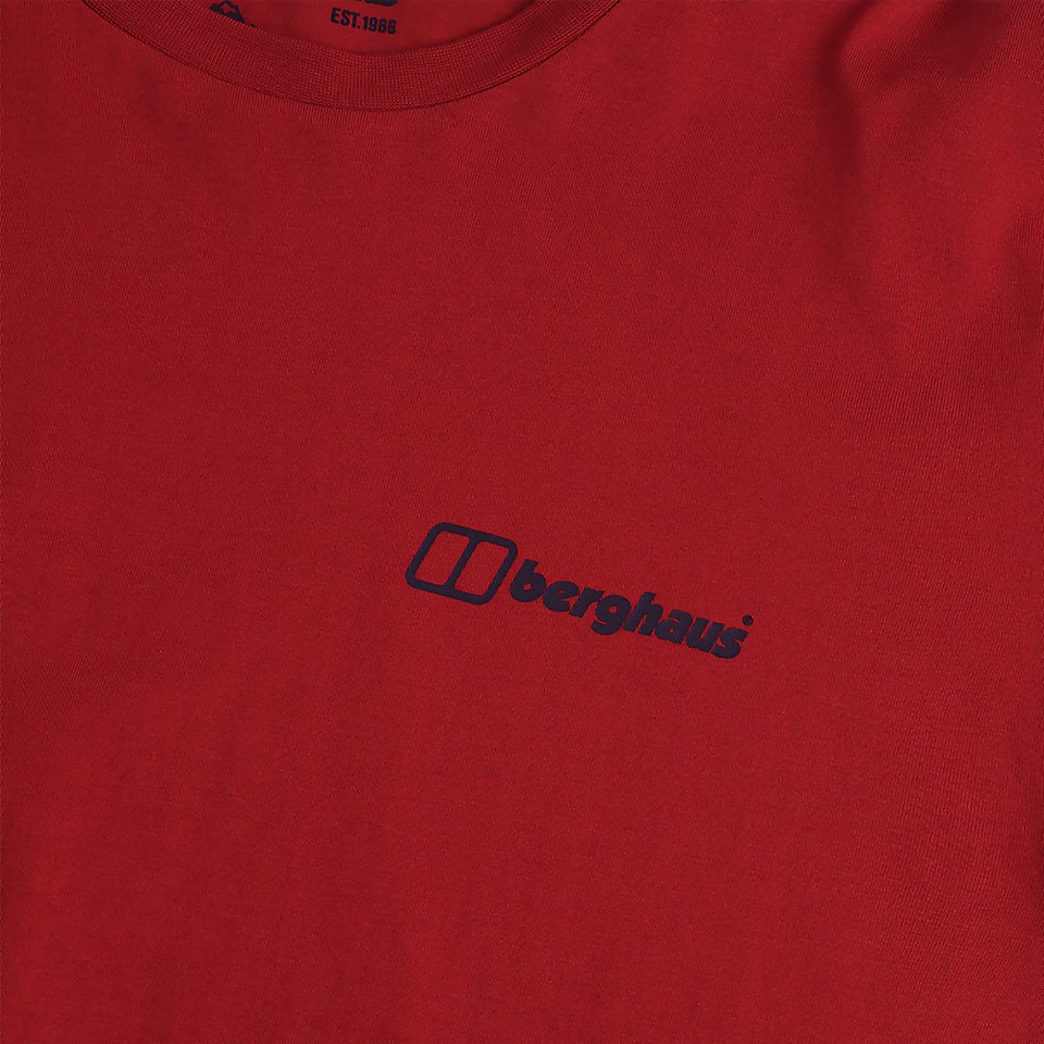 Men's Colour Logo Short Sleeve T-Shirt - Red