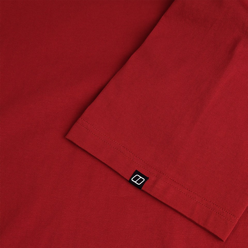 Men's Colour Logo Short Sleeve T-Shirt - Red