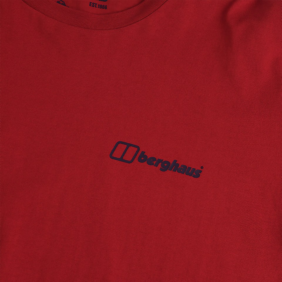 Men's Colour Logo Short Sleeve T-Shirt - Red