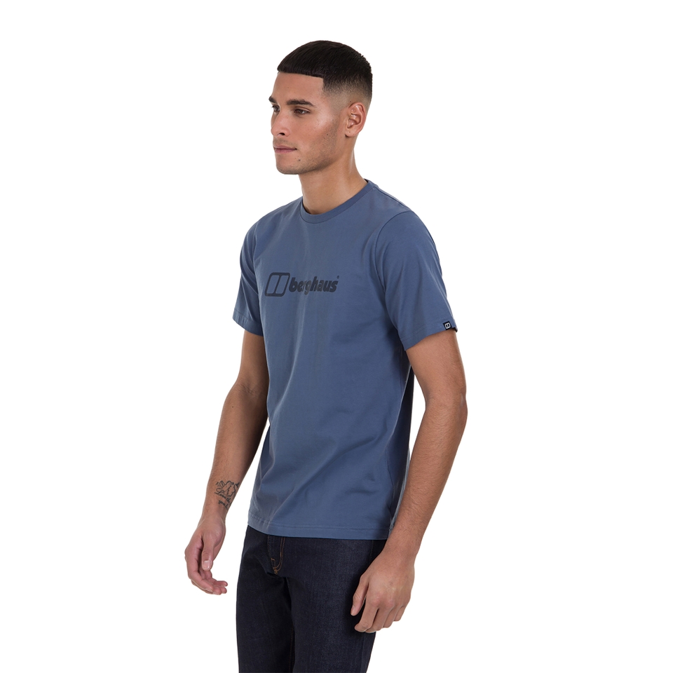 Men's Big Logo Short Sleeve T-Shirt - Blue