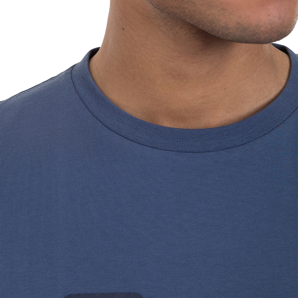 Men's Big Logo Short Sleeve T-Shirt - Blue