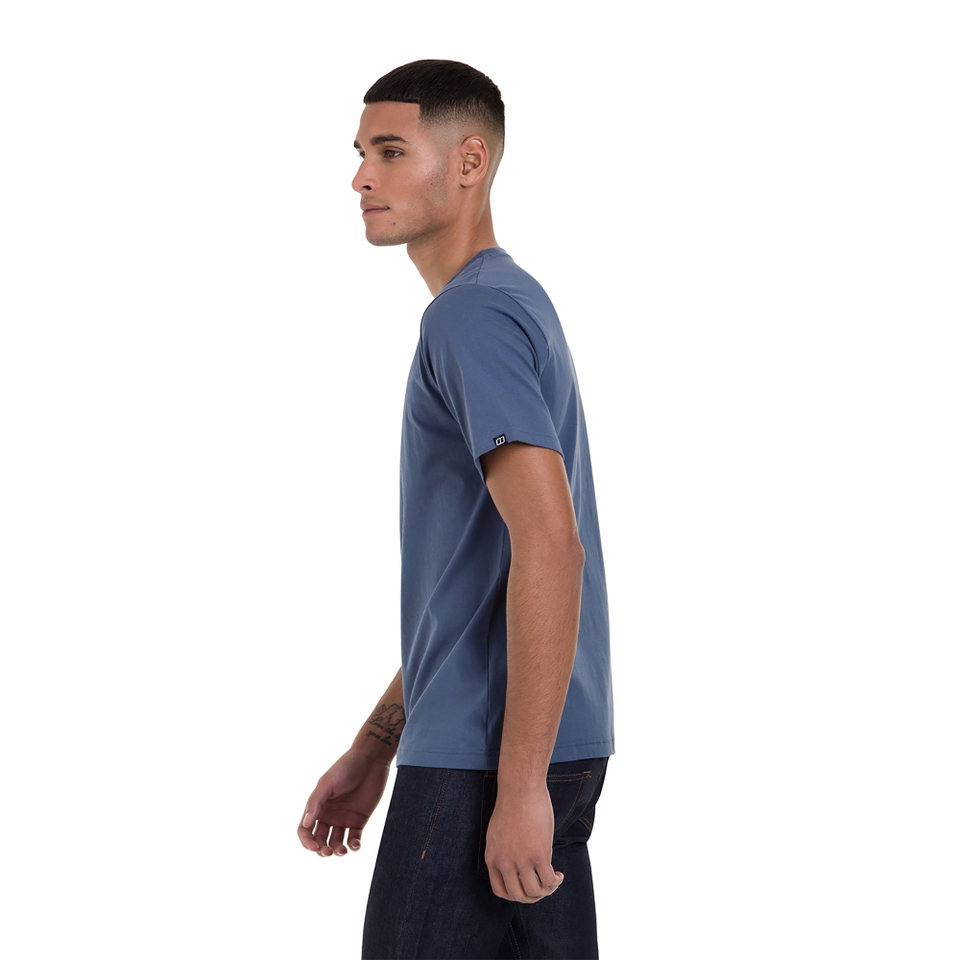 Men's Big Logo Short Sleeve T-Shirt - Blue