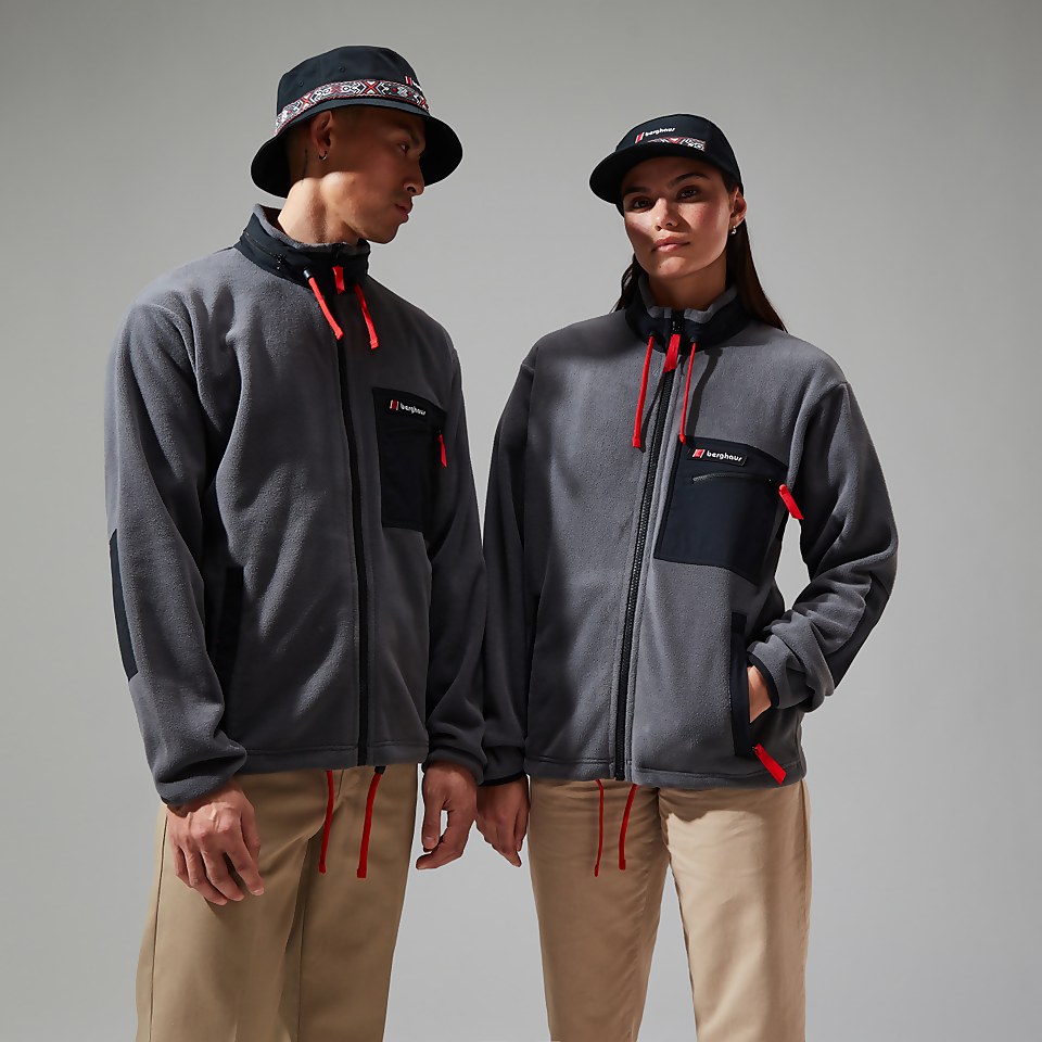 Unisex Ascent 91 Fleece Jacket - Grey/Black