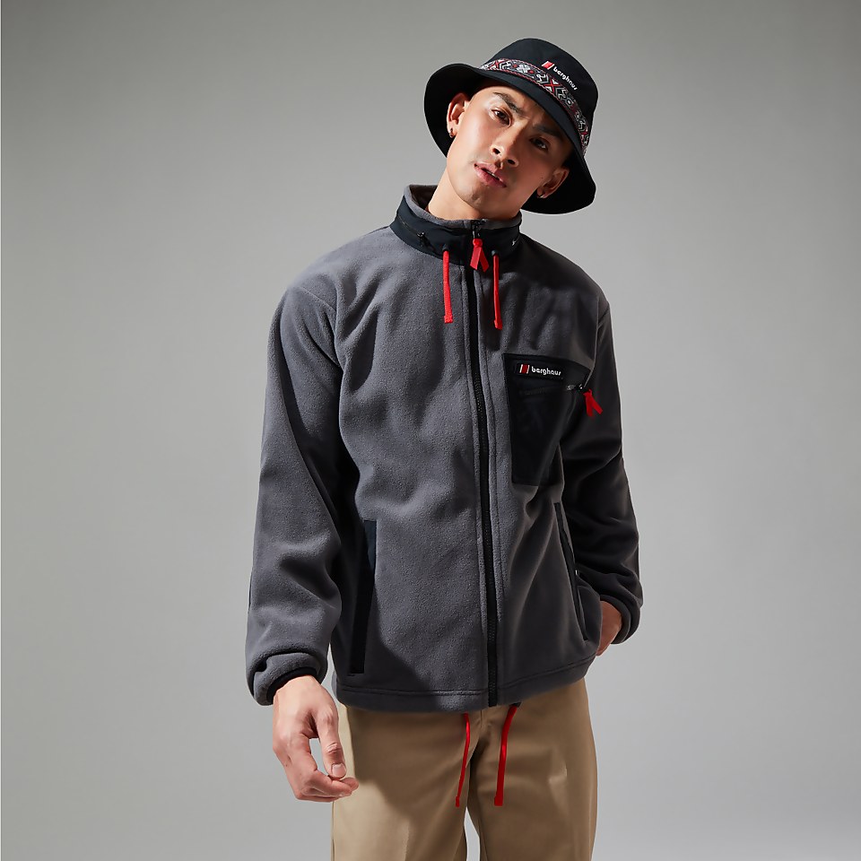 Unisex Ascent 91 Fleece Jacket - Grey/Black