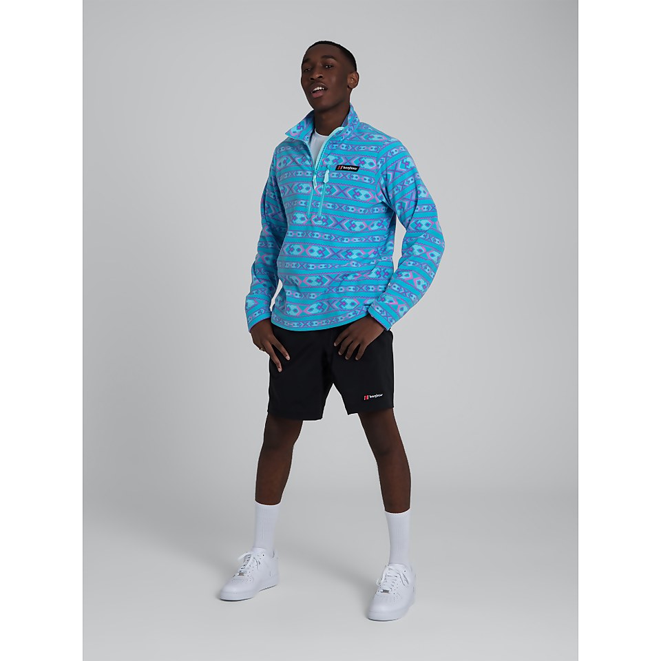 Unisex Prism Printed Half Zip Fleece - Aztec Capri