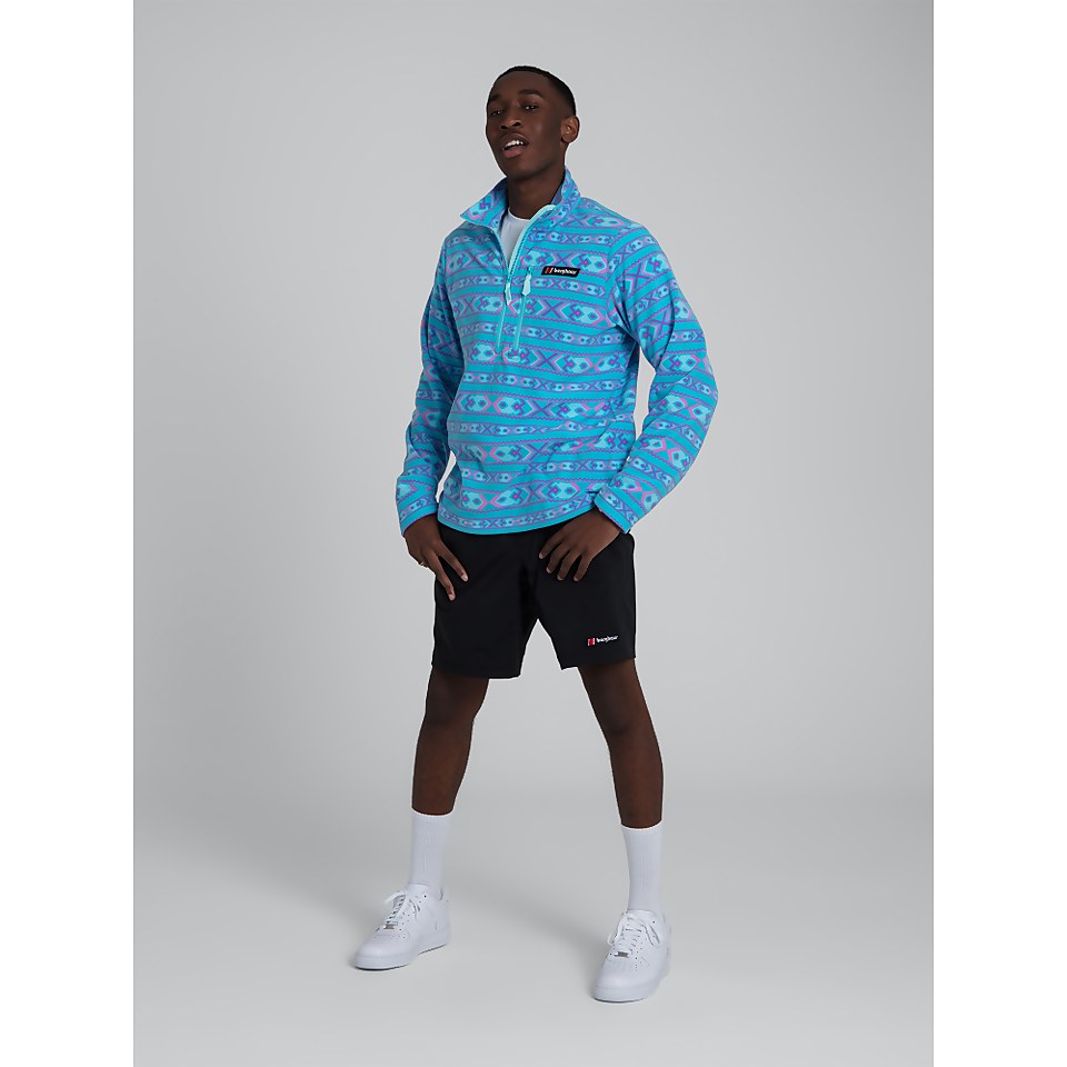 Unisex Prism Printed Half Zip Fleece - Aztec Capri