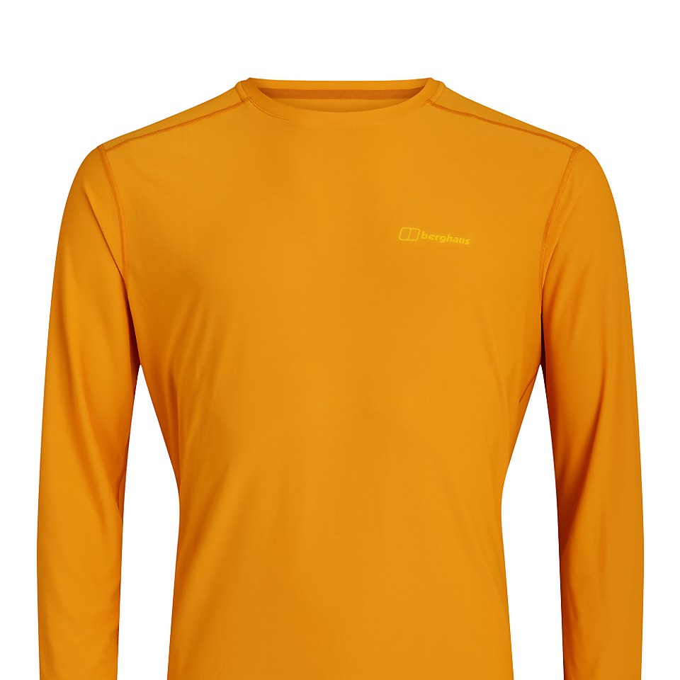 Men's 24/7 Long Sleeve Crew Base Layer - Yellow
