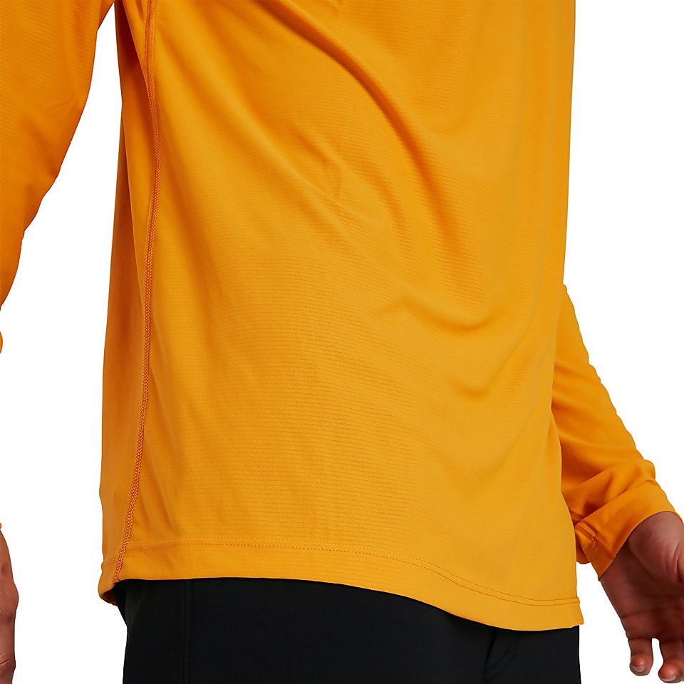 Men's 24/7 Long Sleeve Crew Base Layer - Yellow