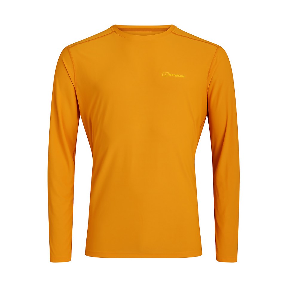 Men's 24/7 Long Sleeve Crew Base Layer - Yellow