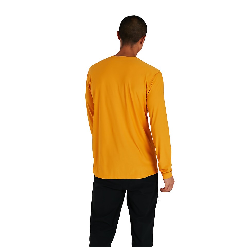 Men's 24/7 Long Sleeve Crew Base Layer - Yellow