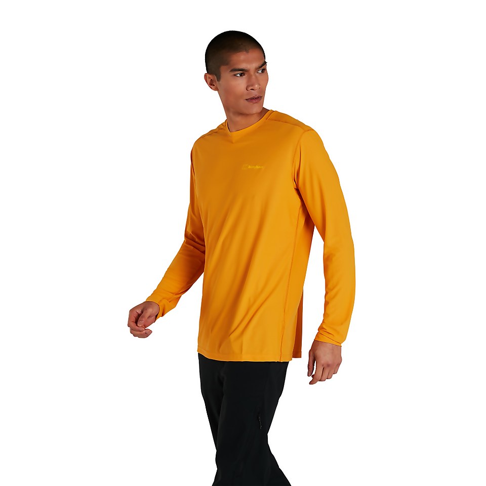 Men's 24/7 Long Sleeve Crew Base Layer - Yellow