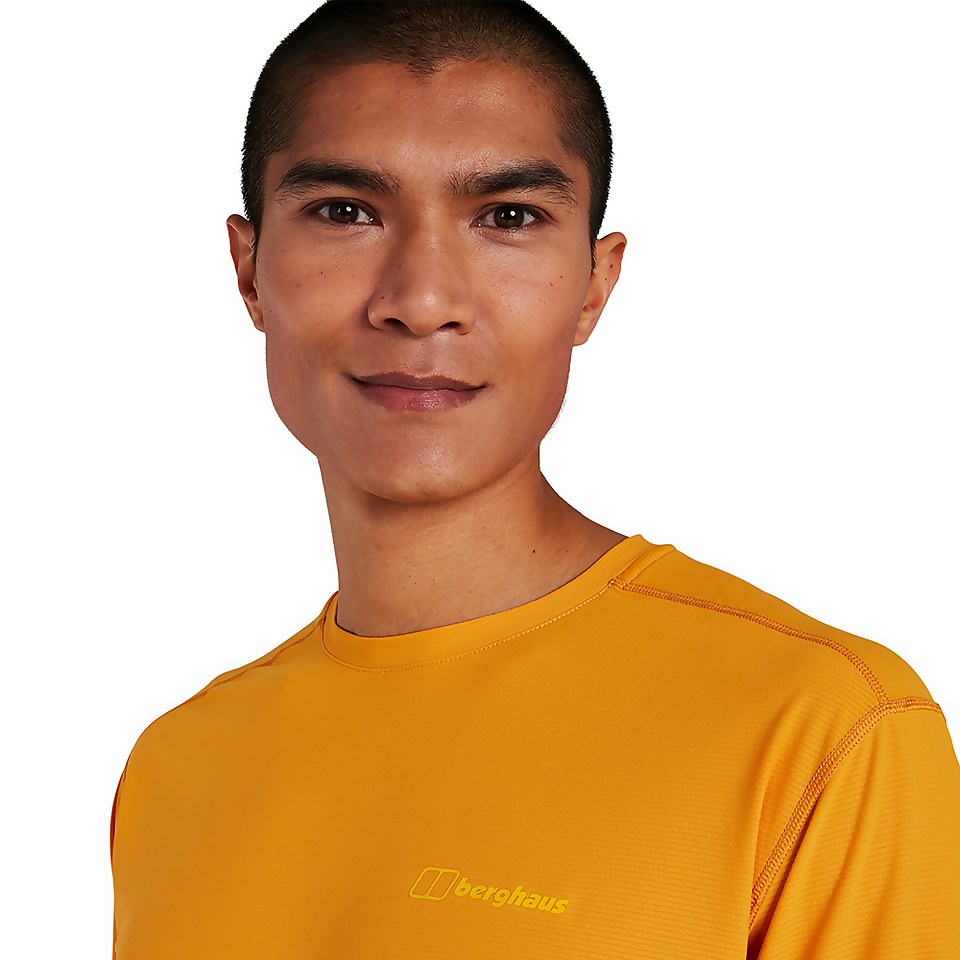 Men's 24/7 Long Sleeve Crew Base Layer - Yellow