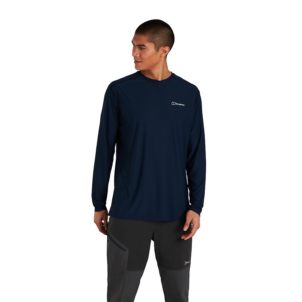 Men's 24/7 Long Sleeve Crew Base Layer - Blue