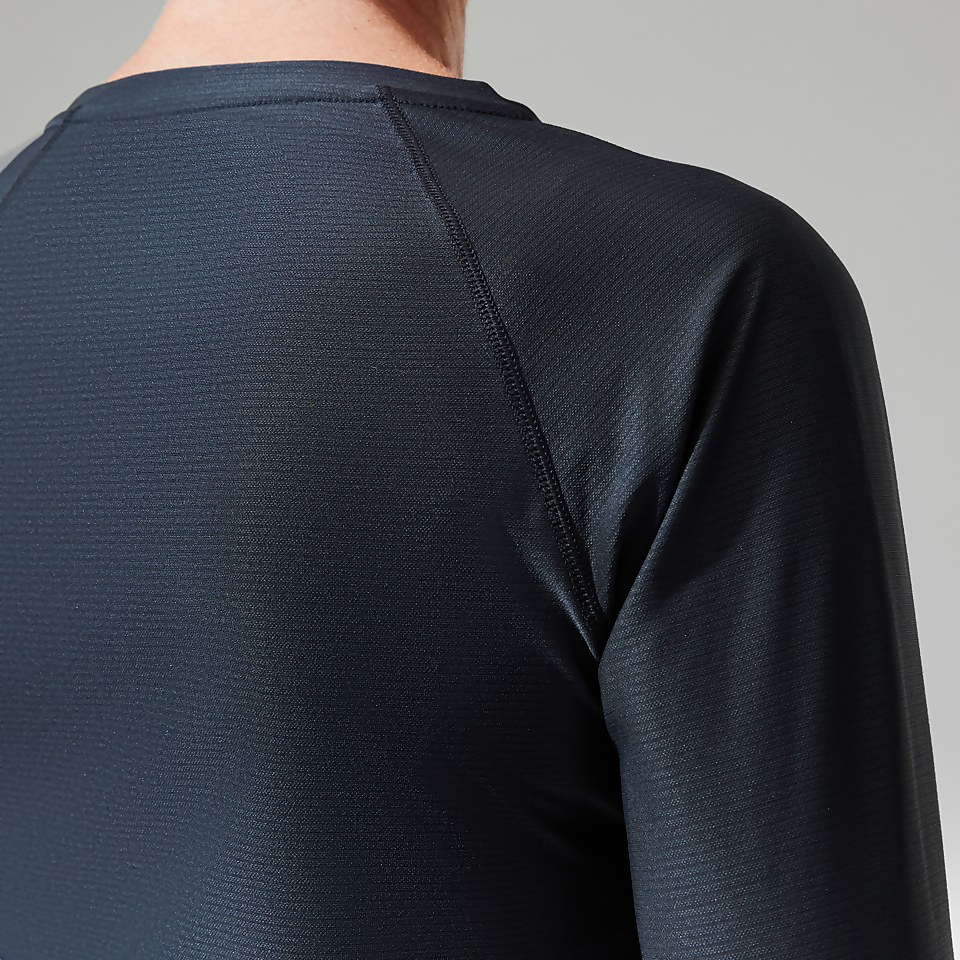 Women's 24/7 Long Sleeve Crew Base Layer - Black