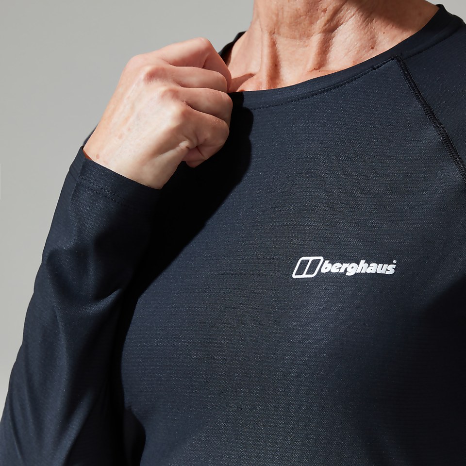 Women's 24/7 Long Sleeve Crew Base Layer - Black