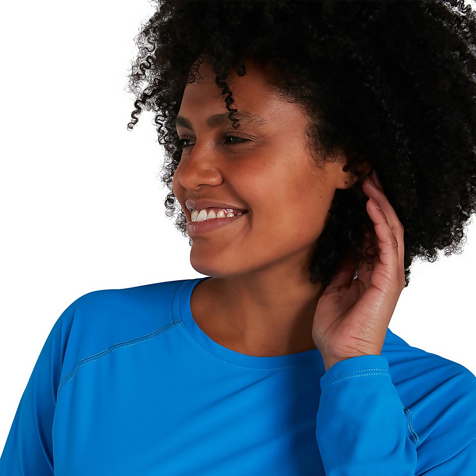 Women's 24/7 Long Sleeve Crew Base Layer - Blue