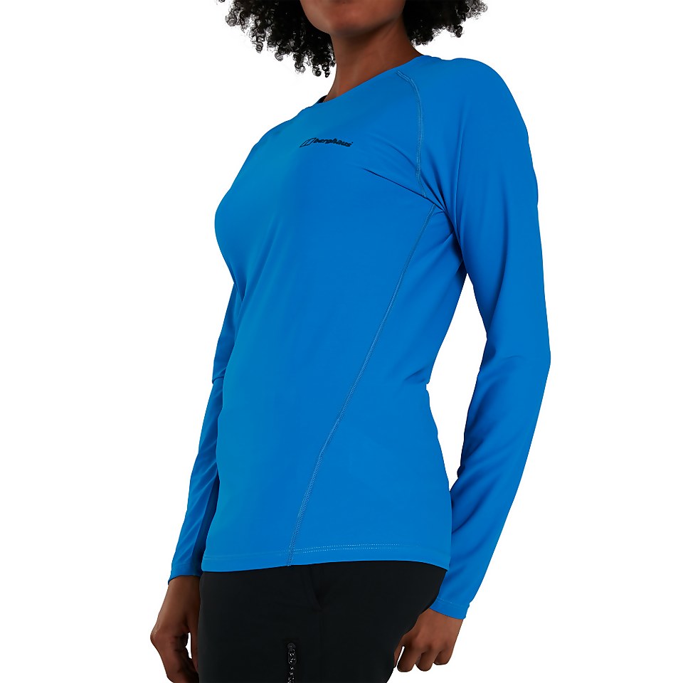 Women's 24/7 Long Sleeve Crew Base Layer - Blue