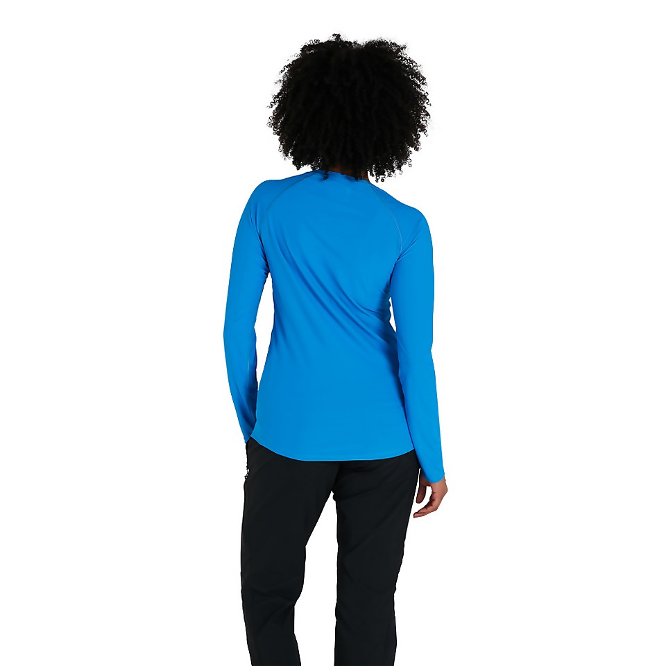 Women's 24/7 Long Sleeve Crew Base Layer - Blue
