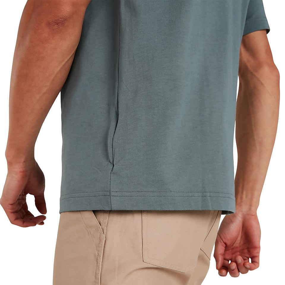 Men's Organic Big Classic Logo T-Shirt Green