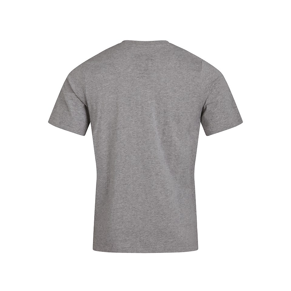 Men's Organic Big Classic Logo T-Shirt Dark Grey