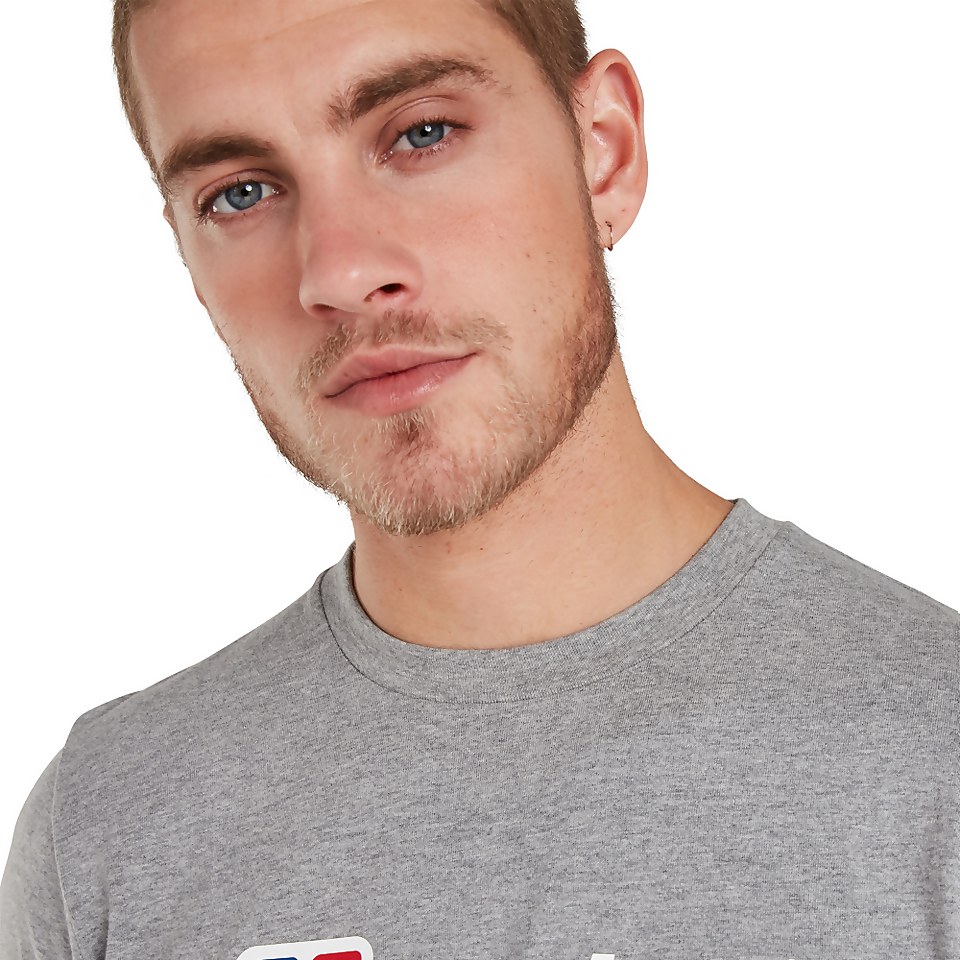 Men's Organic Big Classic Logo T-Shirt Dark Grey