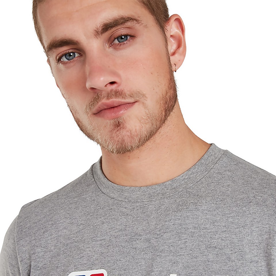 Men's Organic Big Classic Logo T-Shirt Dark Grey