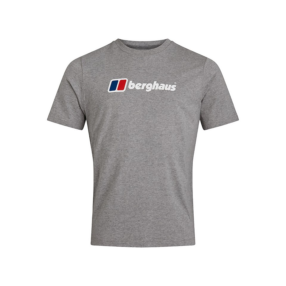 Men's Organic Big Classic Logo T-Shirt Dark Grey
