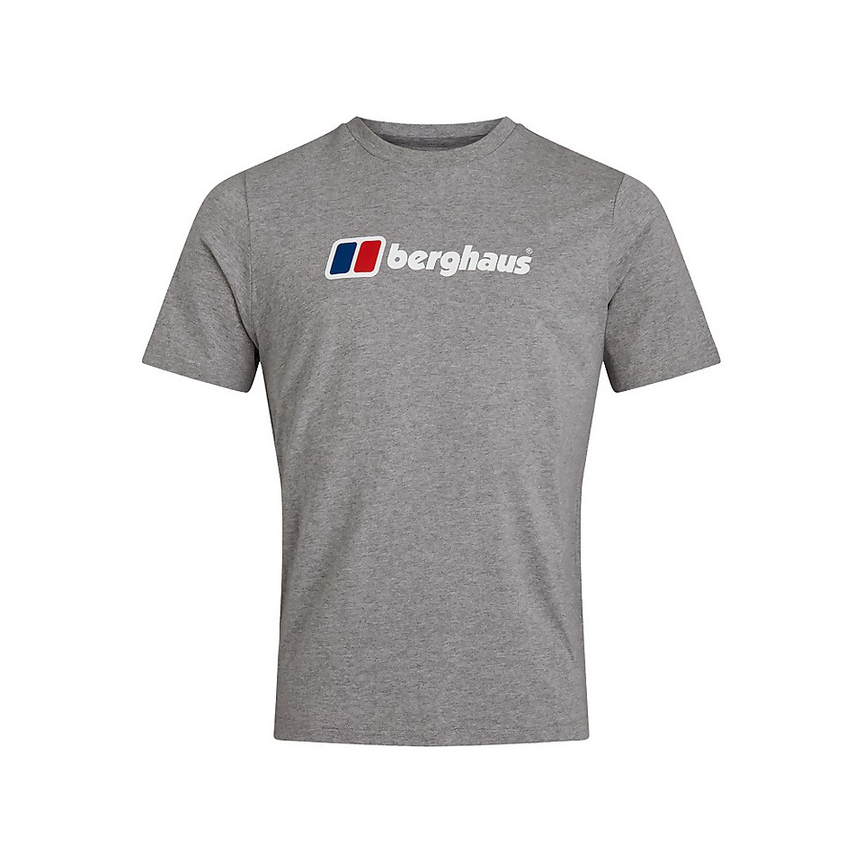 Men's Organic Big Classic Logo T-Shirt Dark Grey