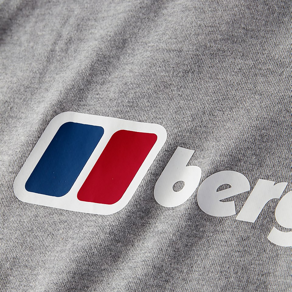 Men's Organic Big Classic Logo T-Shirt Dark Grey