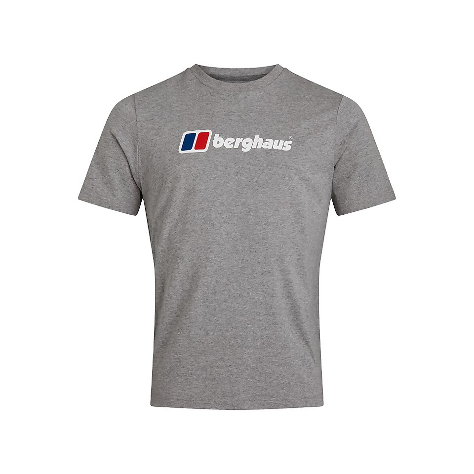 Men's Organic Big Classic Logo T-Shirt Dark Grey