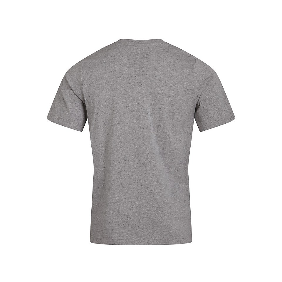 Men's Organic Big Classic Logo T-Shirt Dark Grey