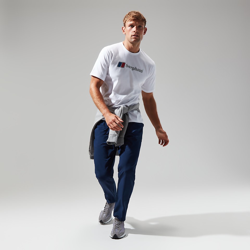 Men's Organic Big Classic Logo Tee White