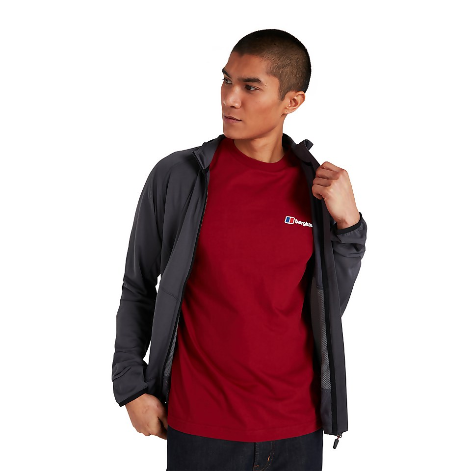 Men's Organic F&B Logo T-Shirt Dark Red