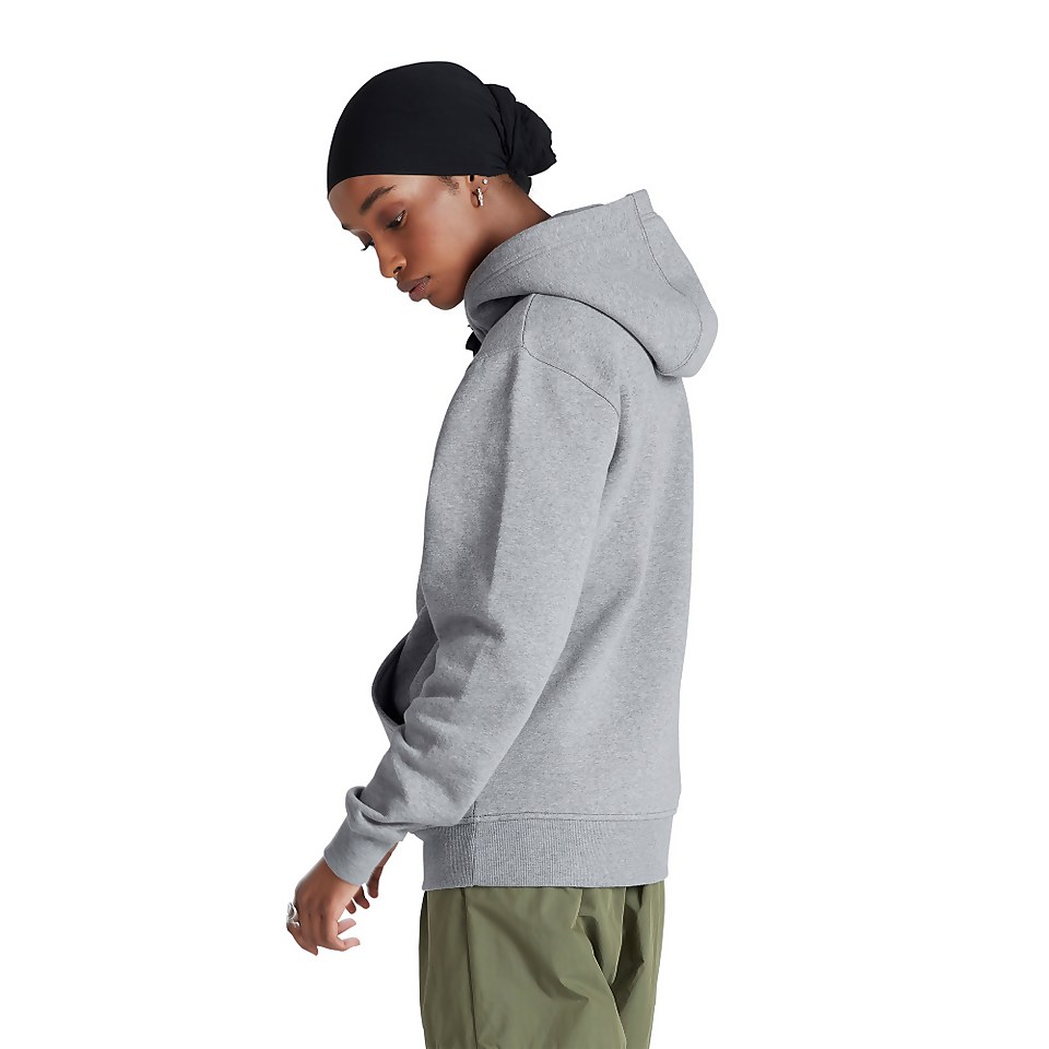 Unisex Heritage Logo Hoody - Dark Grey