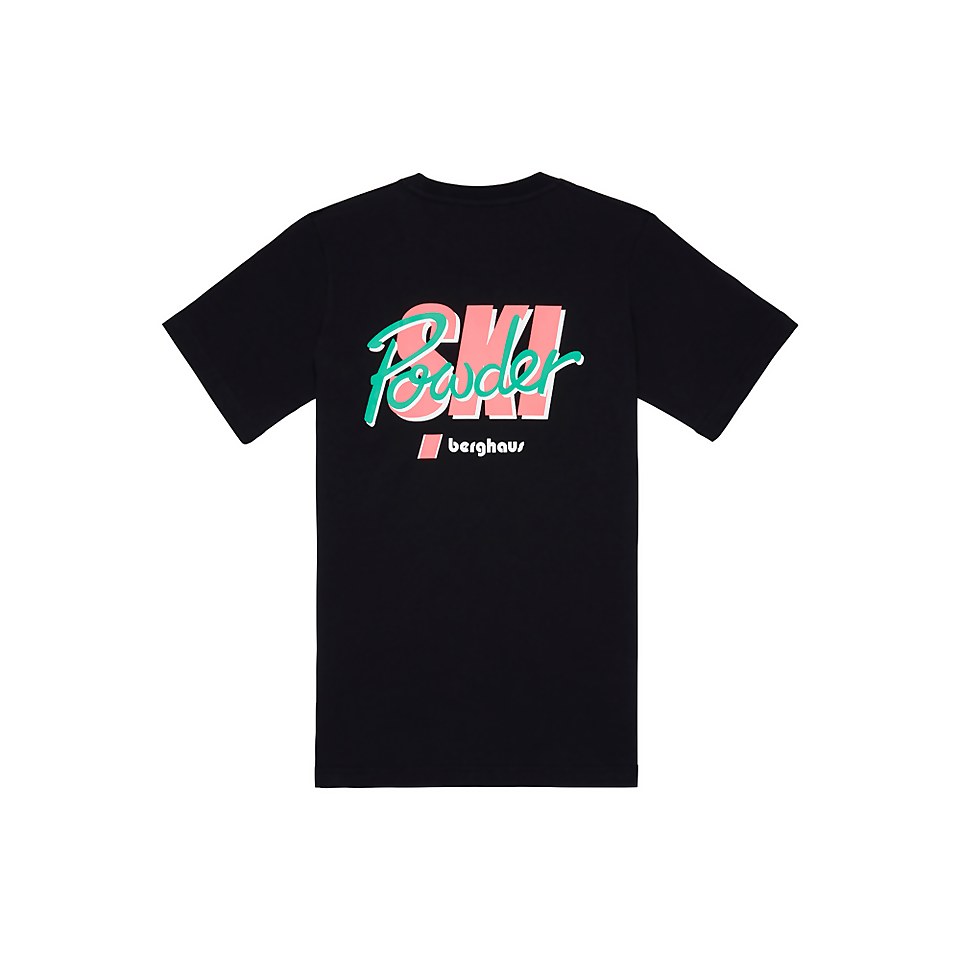 BERGHAUS POWDER SKI T SHIRT AU BLK/BLK