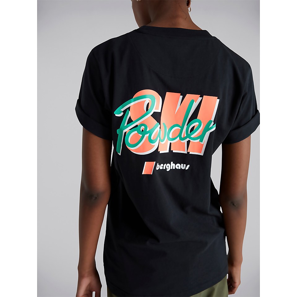 BERGHAUS POWDER SKI T SHIRT AU BLK/BLK