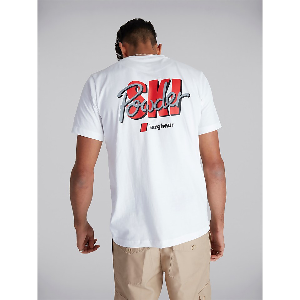 BERGHAUS POWDER SKI T SHIRT AU WHT/WHT