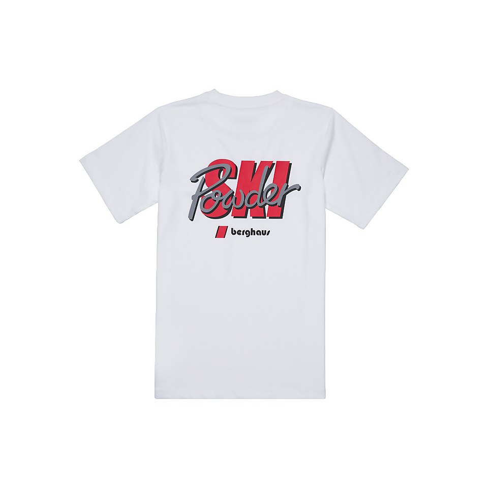 BERGHAUS POWDER SKI T SHIRT AU WHT/WHT