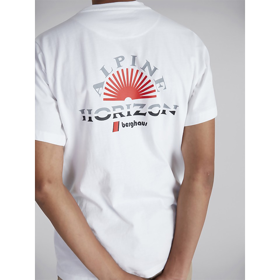 Unisex Alpine Horizon Tee - White