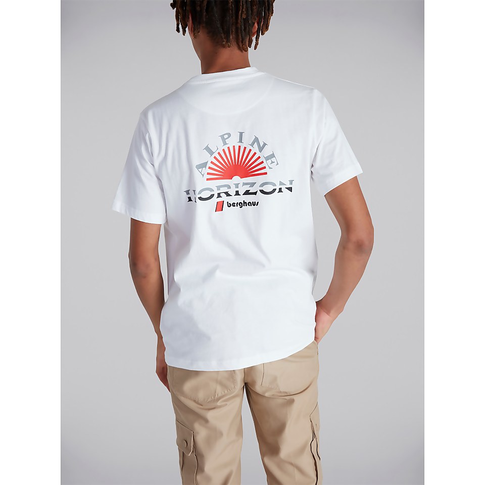 Unisex Alpine Horizon Tee - White