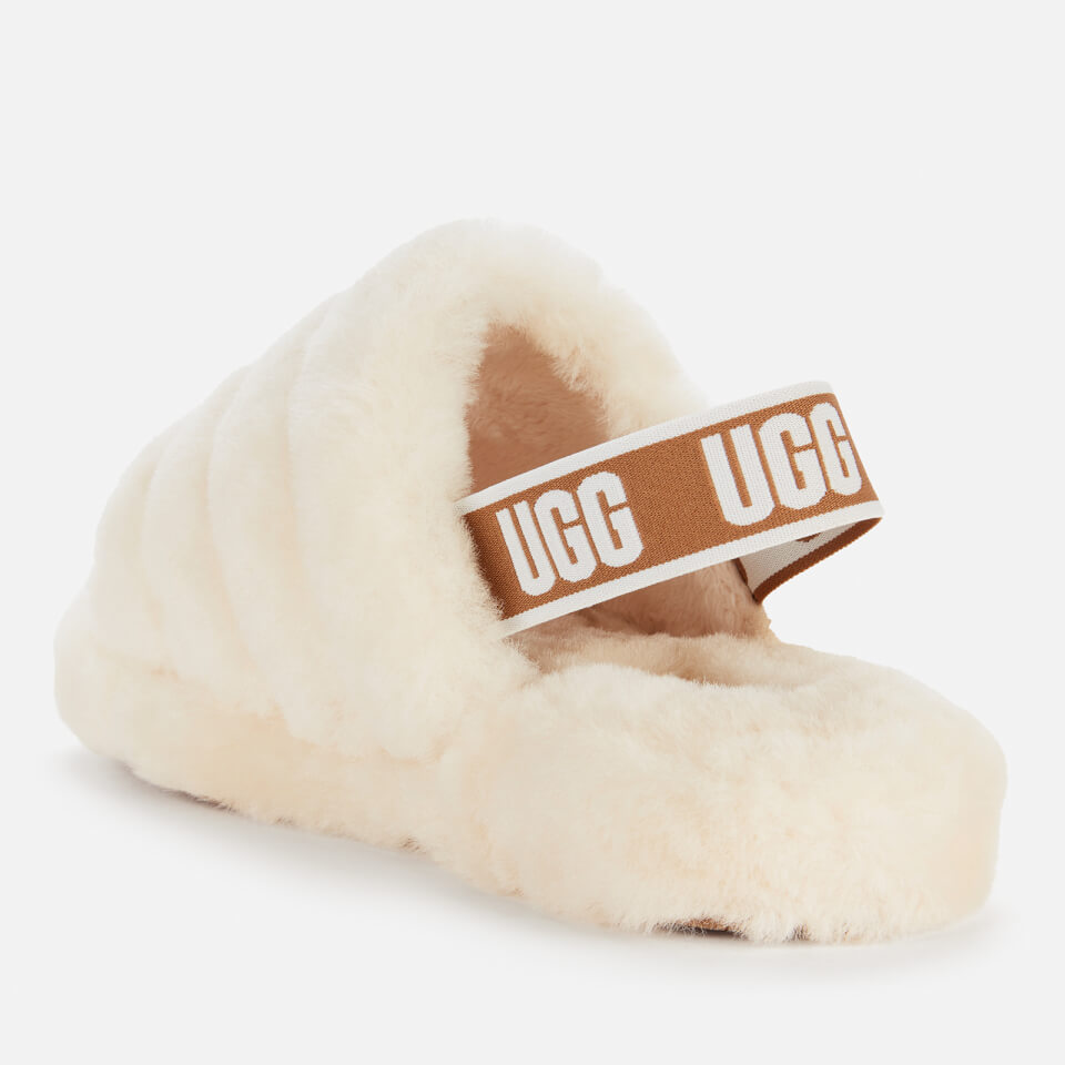 UGG Kids' Fluff Yeah Slide Slippers - Natural
