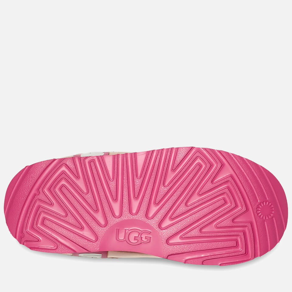 UGG Kids Classic Clear Mini II Waterproof Boots Pink Combo