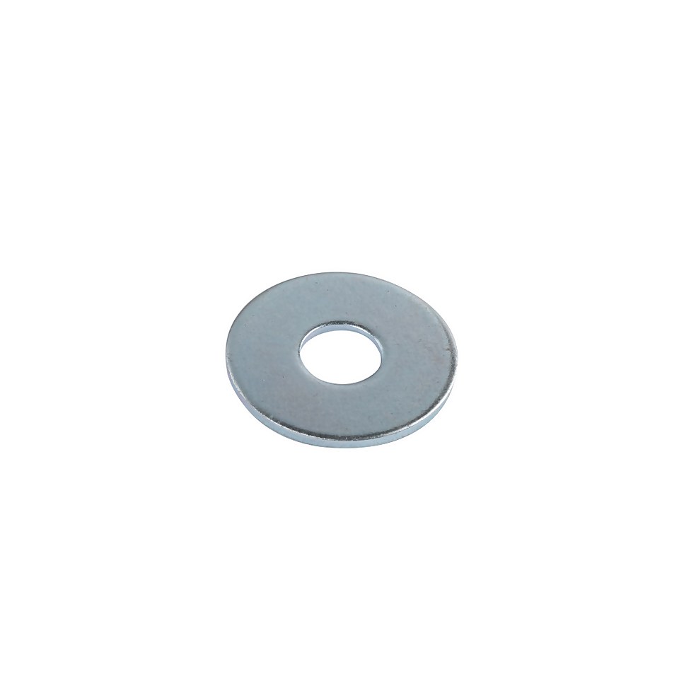 Homebase Zinc Plated Repair Washer M8 25mm 10 Pack