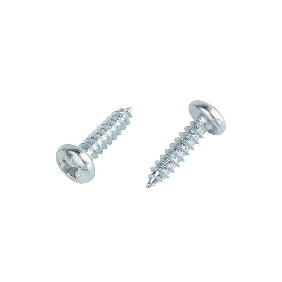 Homebase Zinc Plated Self Tapping Screw Pan Head 5 X 20mm 10 Pack