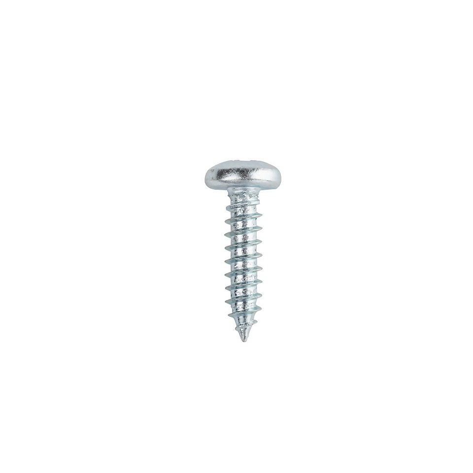 Homebase Zinc Plated Self Tapping Screw Pan Head 5 X 20mm 10 Pack