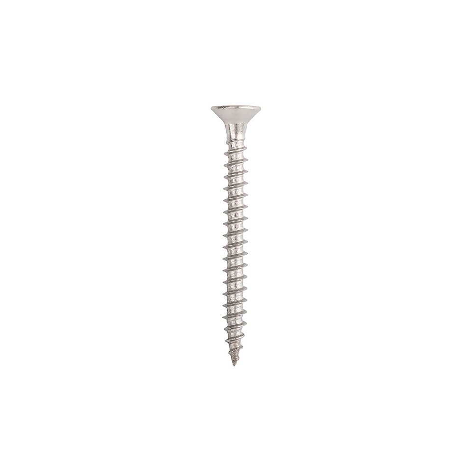 Homebase Stainless Steel Single Thread Screw 5 X 50mm 25 Pack