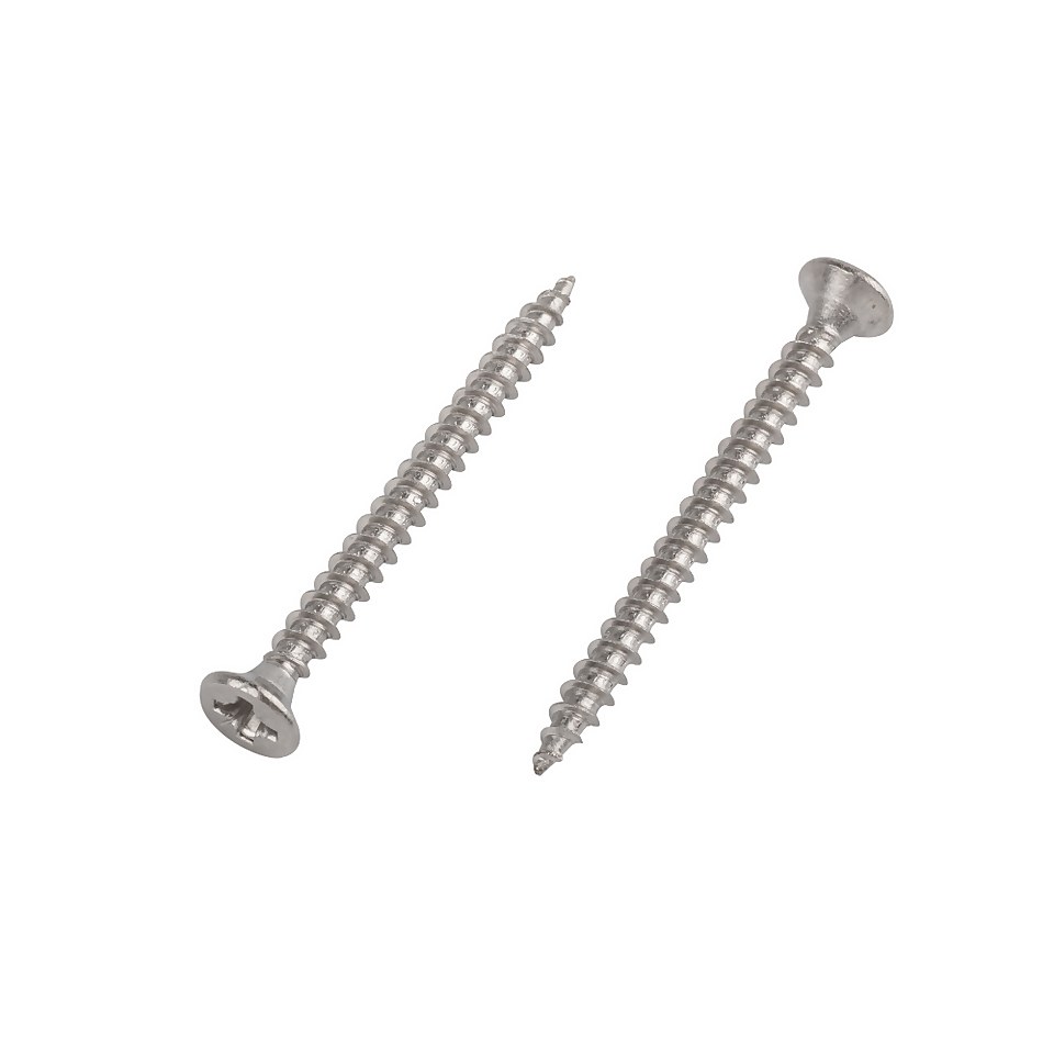 Homebase Stainless Steel Single Thread Screw 3.5 X 40mm 25 Pack